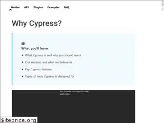 on.cypress.io