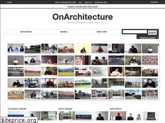 onarchitecture.com