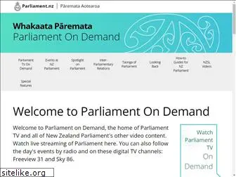 www.ondemand.parliament.nz