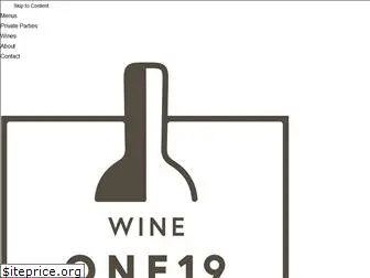 one19winebar.com