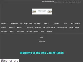 one2miniranch.com