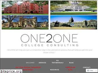 one2onecollegeconsulting.com