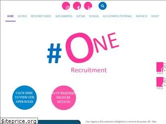 oneagencyrecruitment.ie