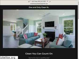 oneandonlyclean.com