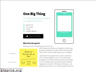 onebigthing.co