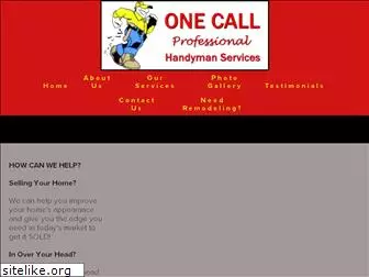 onecallhandyman.com