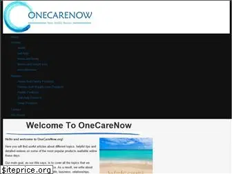 onecarenow.org
