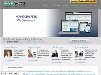 onecheck.com