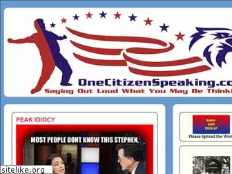 onecitizenspeaking.com