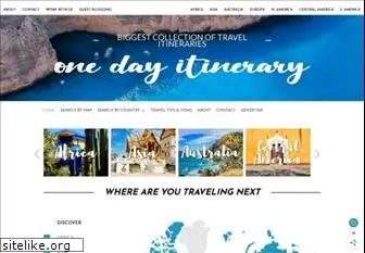 onedayitinerary.com