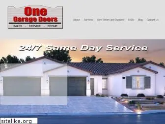 onegaragedoors.com