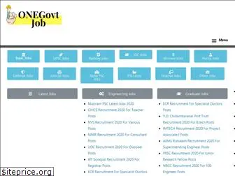 onegovtjob.com