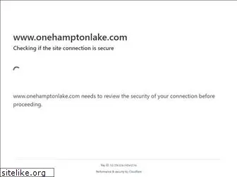 onehamptonlake.com