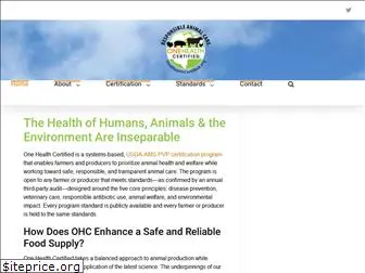 onehealthcertified.org