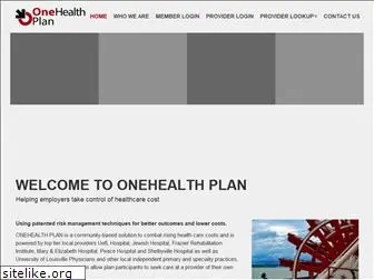 onehealthplan.net