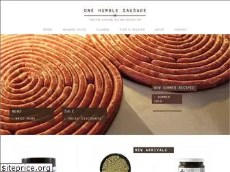 onehumblesausage.com