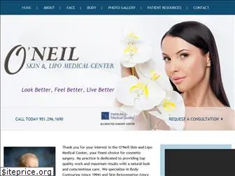 oneilskinandlipocenter.com