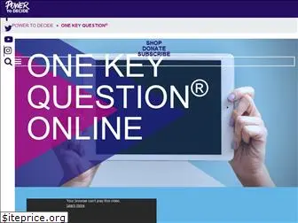 onekeyquestion.org