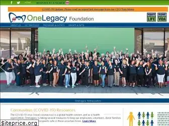 onelegacyfoundation.org