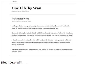 onelifebywan.com