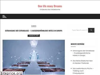 onelifemanydreams.com