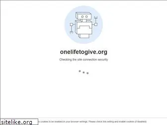 onelifetogive.org