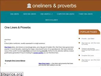 oneliners-and-proverbs.com