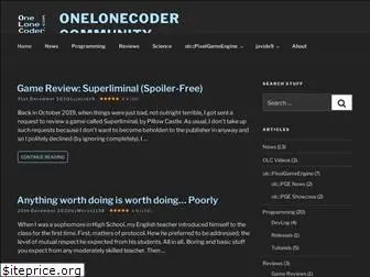 onelonecoder.com
