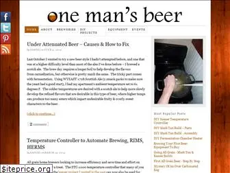 onemansbeer.com