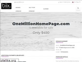 onemillionhomepage.com