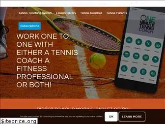 oneminutetenniscoach.com