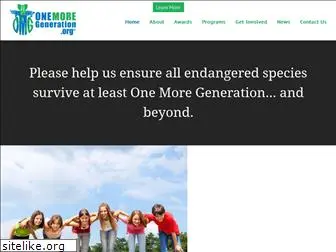 onemoregeneration.org