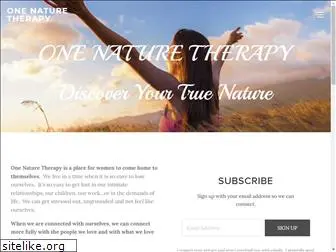 onenaturetherapy.com