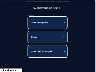 onenewspage.com.au