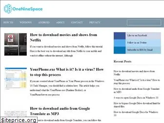 oneninespace.com