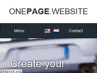 onepage.website