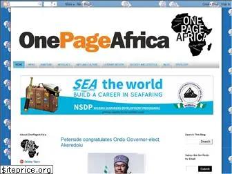 onepageafrica.com