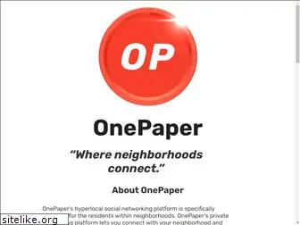 onepaper.com