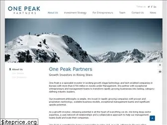 onepeakpartners.com