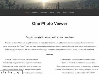 onephotoviewer.com