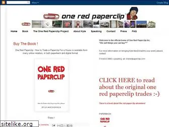 oneredpaperclip.blogspot.com