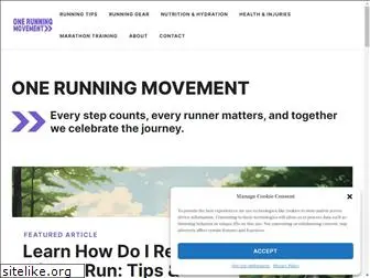 onerunningmovement.com