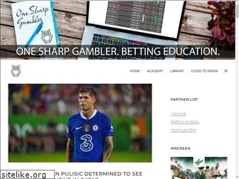 onesharpgambler.com