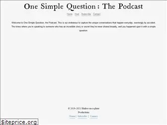 onesimplequestion.co