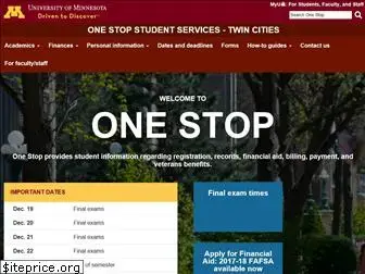 onestop.umn.edu