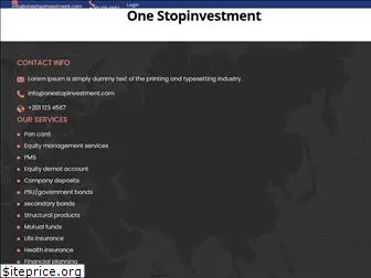 onestopinvestment.com