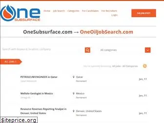 onesubsurface.com