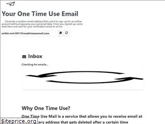 onetimeusemail.com