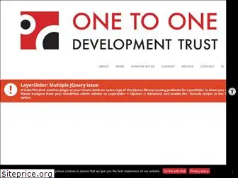 onetoonedevelopment.org