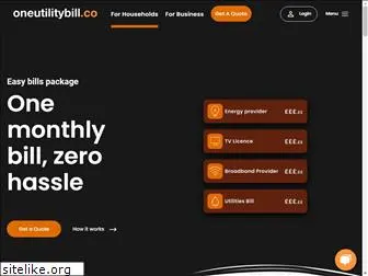 oneutilitybill.com